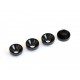 MR33 Aluminum Servo Washer 3,0 x 7,5mm - Black (4)