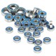 YEAH RACING RC Ball Bearing Set w/ Oil For Tamiya 