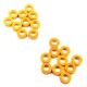 Aluminum M3 Flat Washer2mm 20pcs Orange