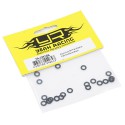 Aluminum M3 Flat Washer0.25mm 20pcs Black