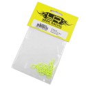 RC Body Clip For 1/8 1/101/12 10pcs Florescent Yel