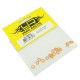 Aluminum M3 Flat Washer0.25mm 20pcs Orange