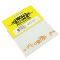 Aluminum M3 Flat Washer0.25mm 20pcs Orange
