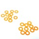 Aluminum M3 Flat Washer0.25mm 20pcs Orange