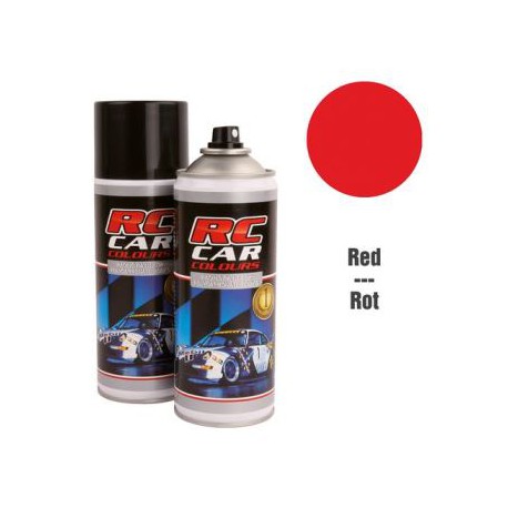 RC Car Colours Lexan Spray 400ml - RED