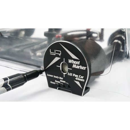 Yeah Racing Aluminum Whee lWellMarker For 1:12 RC 