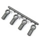 Grey Composite 4.8mm Flat Type
