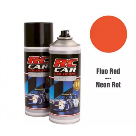 RC Car Colours Lexan Spray 150ml - Fluo Red