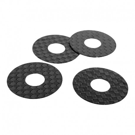 1up Racing Carbon Fiber Body Hole Protectors 1/8 O