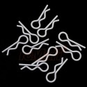 RC Body Clip For 1/8 1/10 1/12 10pcs White