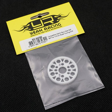 Competition Delrin Spur Gear 64P 86T For 1/10 On R