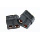 CONECTOR XT60 HEMBRA COLOR NEGRO 2 UNIDADES