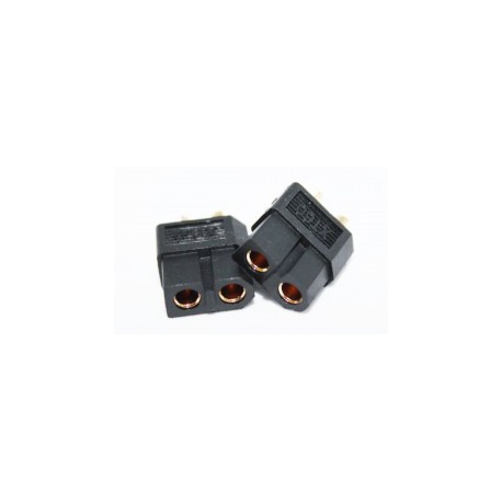 CONECTOR XT60 HEMBRA COLOR NEGRO 2 UNIDADES