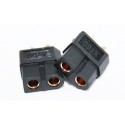CONECTOR XT60 HEMBRA COLOR NEGRO 2 UNIDADES