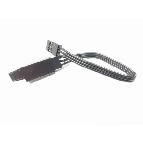MR33 EXTENSION BLACK 175 mm RX WITH JR PLUG